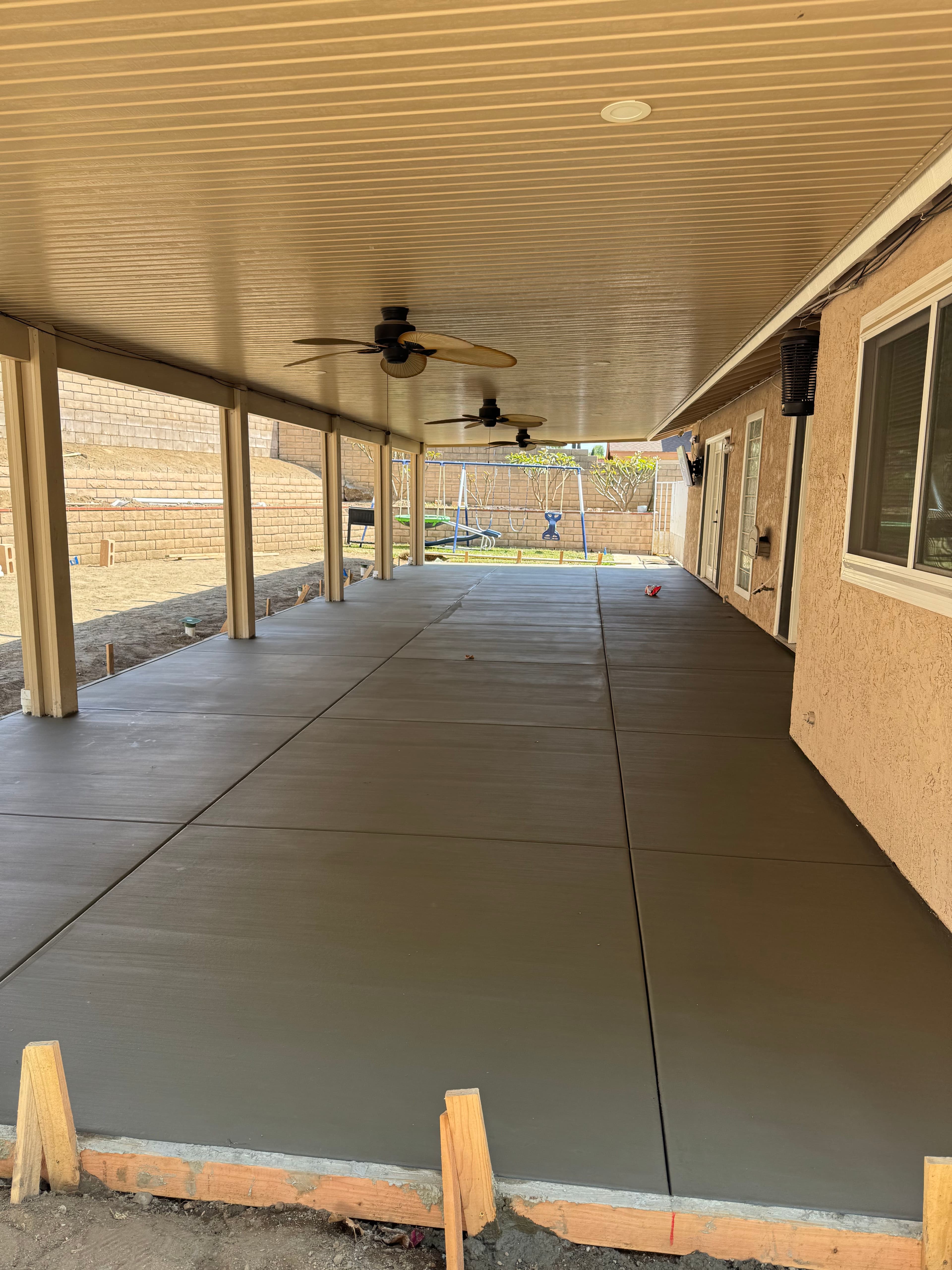Project Backyard Patio Redo Fixes Drainage Problem in Chino Hills image