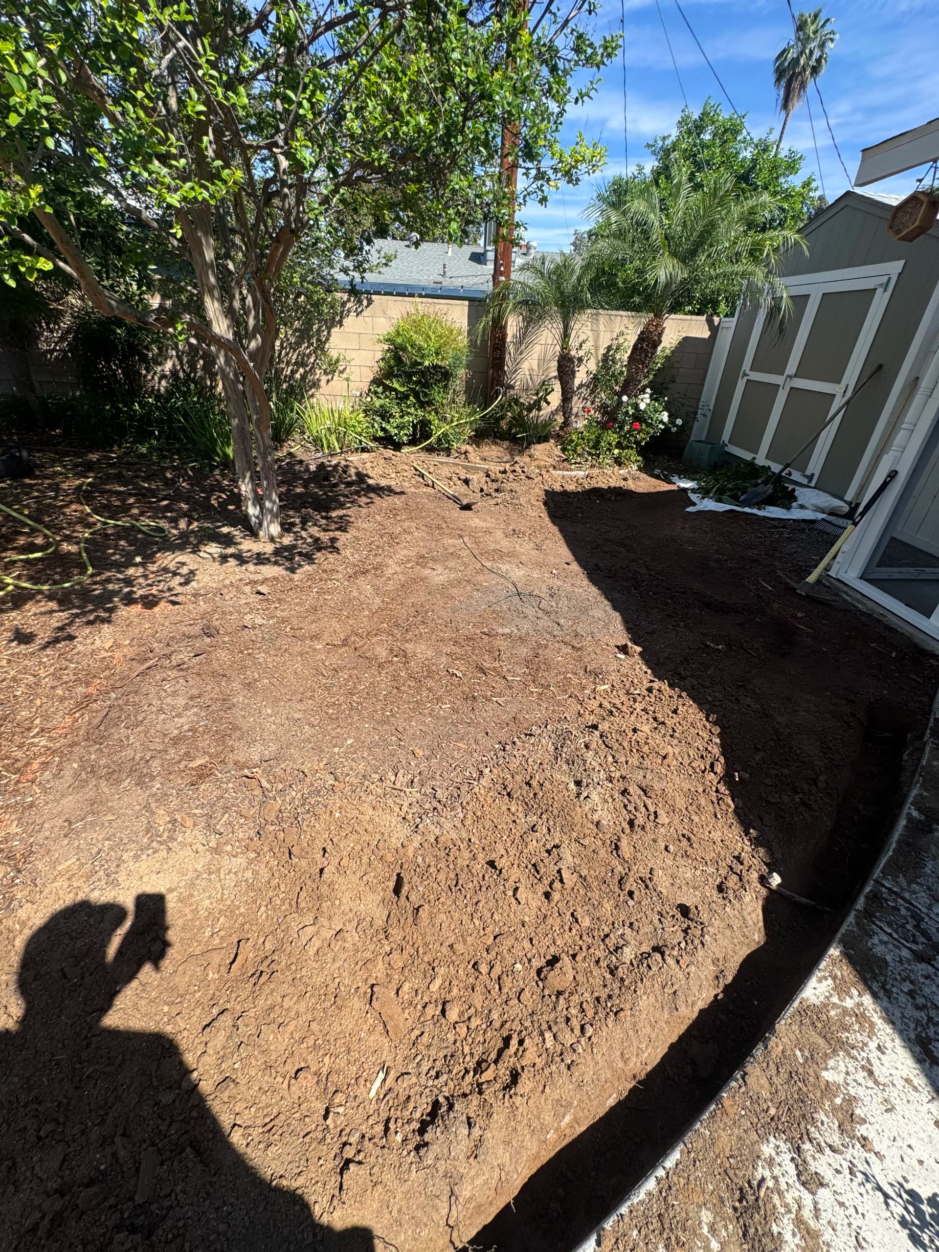 Gallery photos for Riverside Sod Installation with Irrigation and Concrete Curbing: Image #1
