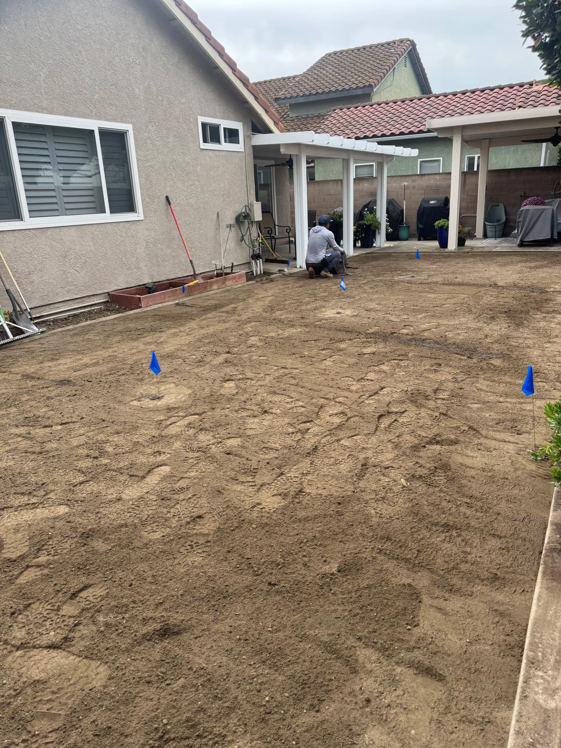 Drainage Fix, Regrading, and New Lawn Installation That Actually Works image
